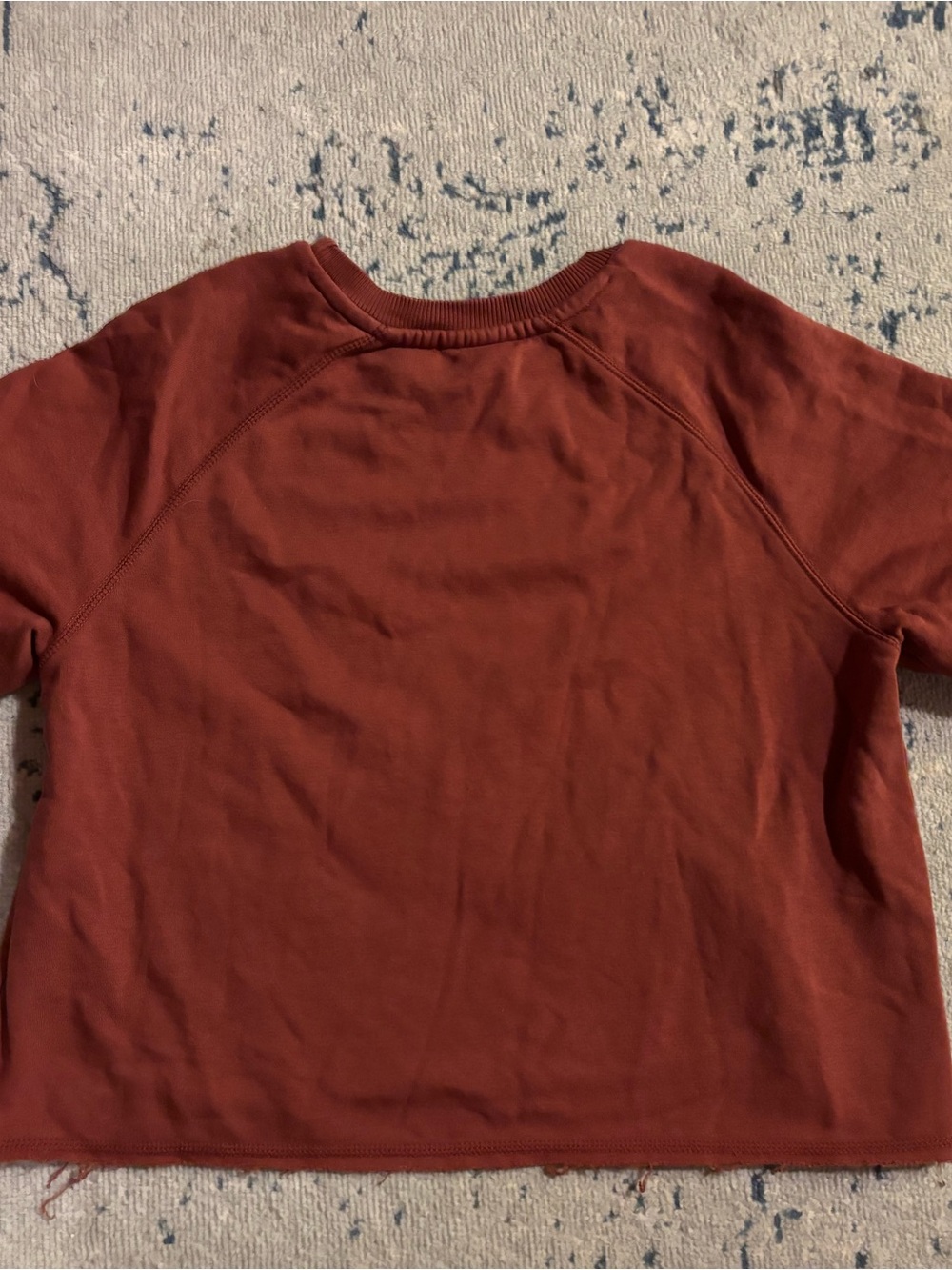 Roxy Rust Red Cropped Tee - Picture 4 of 4